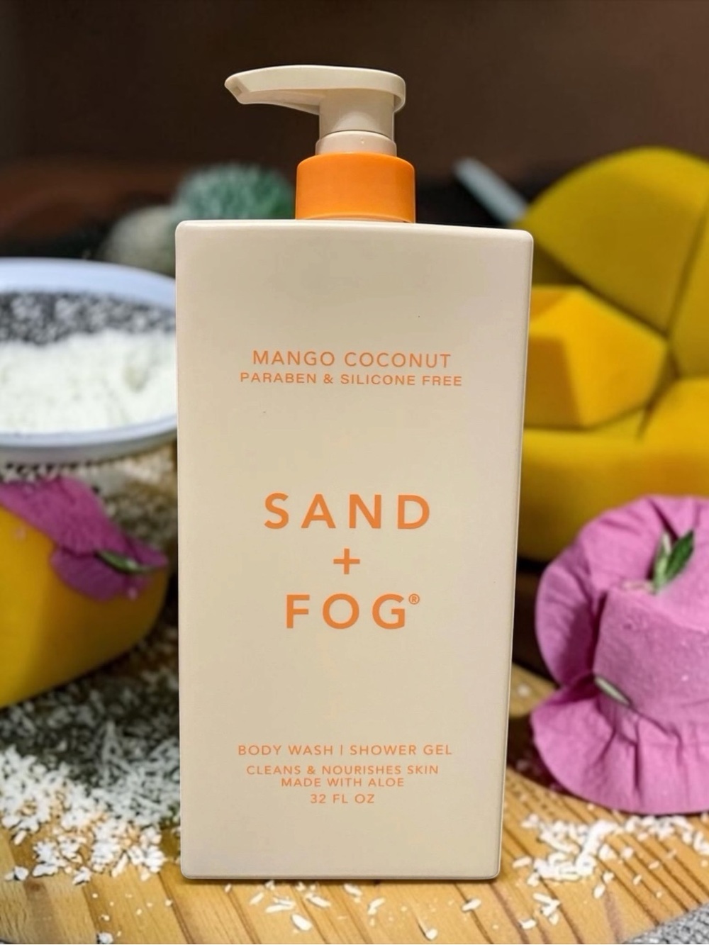 Sand + Fog Mango Coconut Body Wash — 32oz